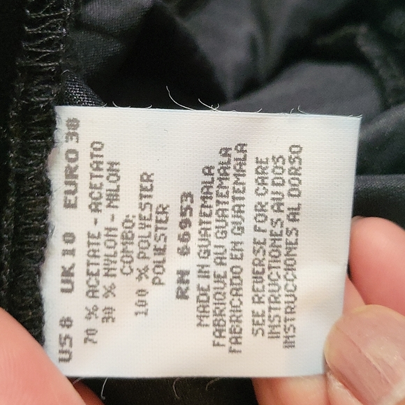 Leslie Fay Women's Black Velvet Dress Size 8 - Picture 12 of 12